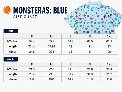 The Monsteras Blue
